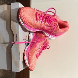 ASICS Women's Coral and Pink Athletic Shoes